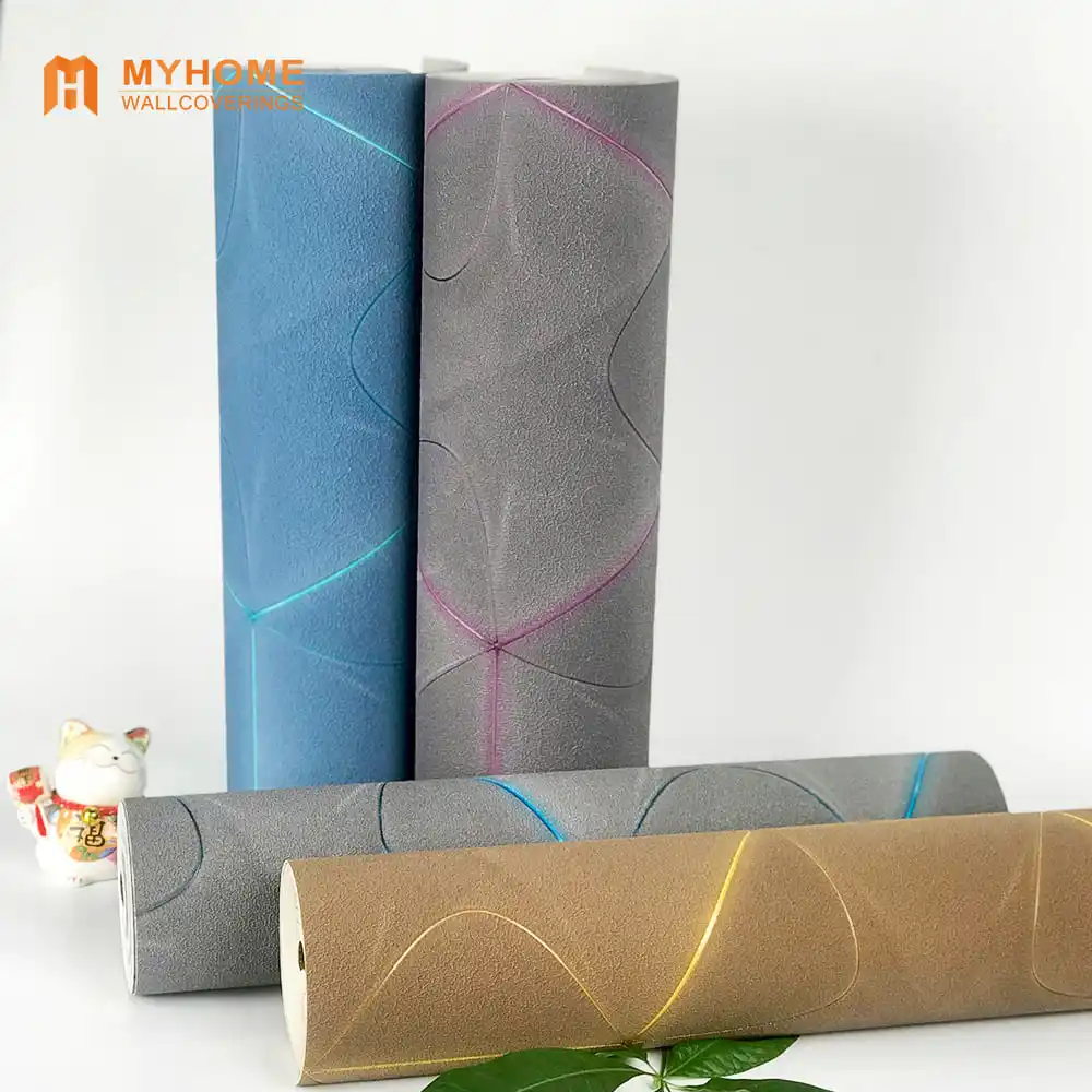 3D High Foam Soft Suede Wallpaper for Living Room Decor